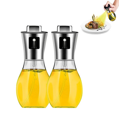200 ml stiklinio aliejaus purškimo buteliukas Maisto kokybės mister purškiamas aliejaus dozatoriaus indelis, puikiai tinka kepsninei kepti iškylai, kepimo virtuvės reikmenims