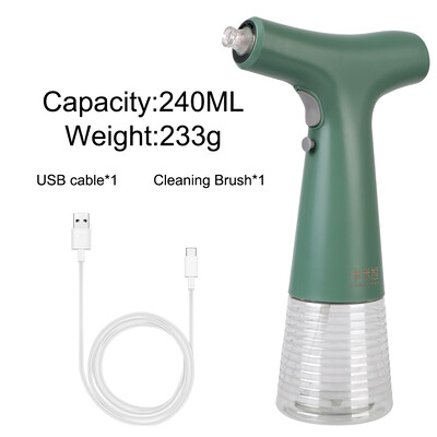 Loominguline sojakastepurk äädika säilituspudel USB-laadimine BBQ-köögi õlipihusti jaoks elektriline oliiviõli pihustuspudeli jaotur