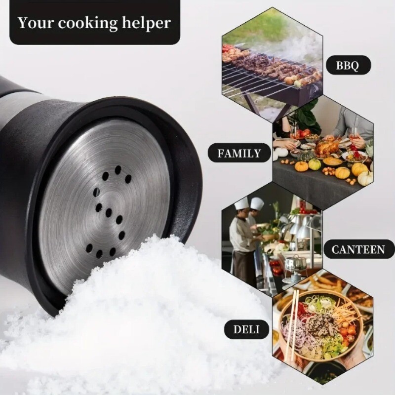 Nerūdijančio plieno prieskonių plaktuvas, druskos ir pipirų stiklinis dugnas, prieskonių balionėlis pipirų plaktuvas Pagardinimo plaktuvas, druskos kepsninės rinkinys