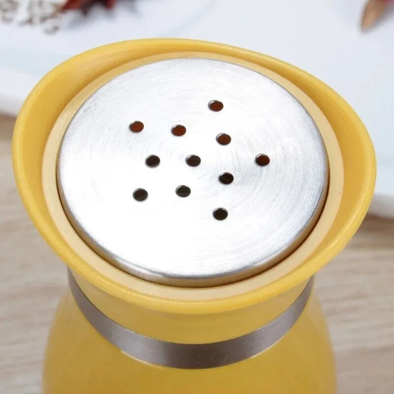 Nerūdijančio plieno prieskonių plaktuvas, druskos ir pipirų stiklinis dugnas, prieskonių balionėlis pipirų plaktuvas Pagardinimo plaktuvas, druskos kepsninės rinkinys