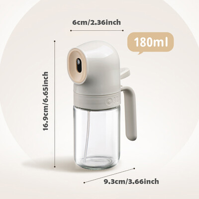 WMMO oliiviõli dosaator käepidemega koduköögi toiduvalmistamiseks õues grillimiseks toiduõli pihustuspudel