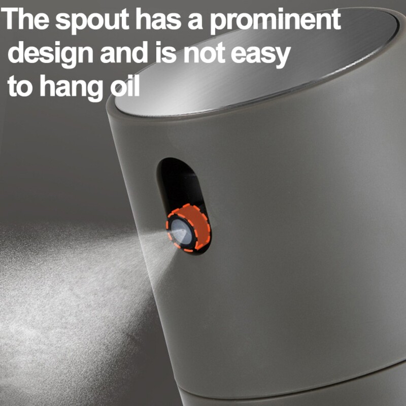 Virtuvės purškiamas aliejaus butelis Valgomojo aliejaus purkštuvas Stiklinis butelis kempingo kepsninė Kepimo prieskonių purškimo talpykla aliejaus butelis