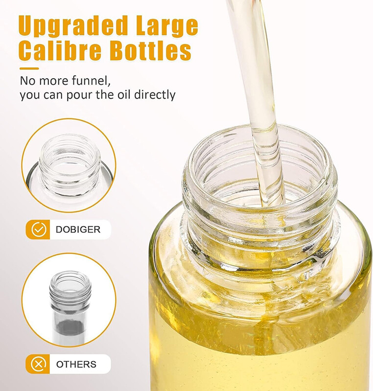 200 ml stiklinio butelio aliejaus purkštuvas, skirtas maisto ruošimui, salotoms, kepsniams ant grotelių, kepimui, gruzdinimui ir gruzdintuvėms, nuolatinis purškimas su porcijų valdymu