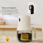 Majapidamisõli pihustuspudel Õli pihustuspott grillõlipott maitseainepudel maitseainepott köögipressi pihustusõli kontrollpudel