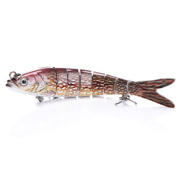 VTAVTA Bait Lure 14cm/23g Σκληρό Δόλωμα Χονδρική Πώληση οκτώ τμημάτων Προσομοίωση βύθισης ψαριών Ψεύτικο δόλωμα Διασταύρωση ψαριών πολλαπλών τμημάτων