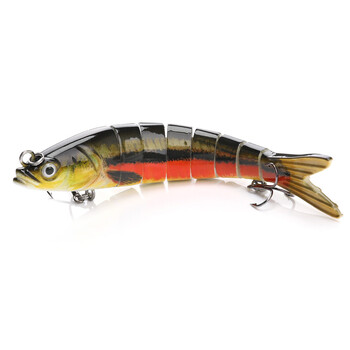 VTAVTA Bait Lure 14cm/23g Σκληρό Δόλωμα Χονδρική Πώληση οκτώ τμημάτων Προσομοίωση βύθισης ψαριών Ψεύτικο δόλωμα Διασταύρωση ψαριών πολλαπλών τμημάτων