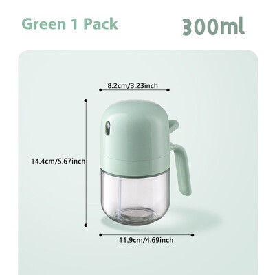 Purškiamas aliejaus purkštuvas, BBQ aliejaus butelis, salotų aliejaus purkštuvas oro gruzdintuvui