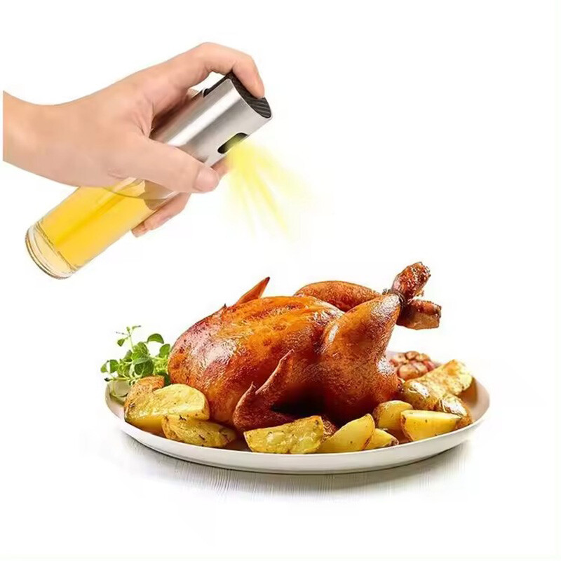 1 tk oliiviõli pihusti pritsimispudel toiduõli dosaatoriks äädikapudel Õhkfritüür Köök toiduvalmistamine salat küpsetamine BBQ