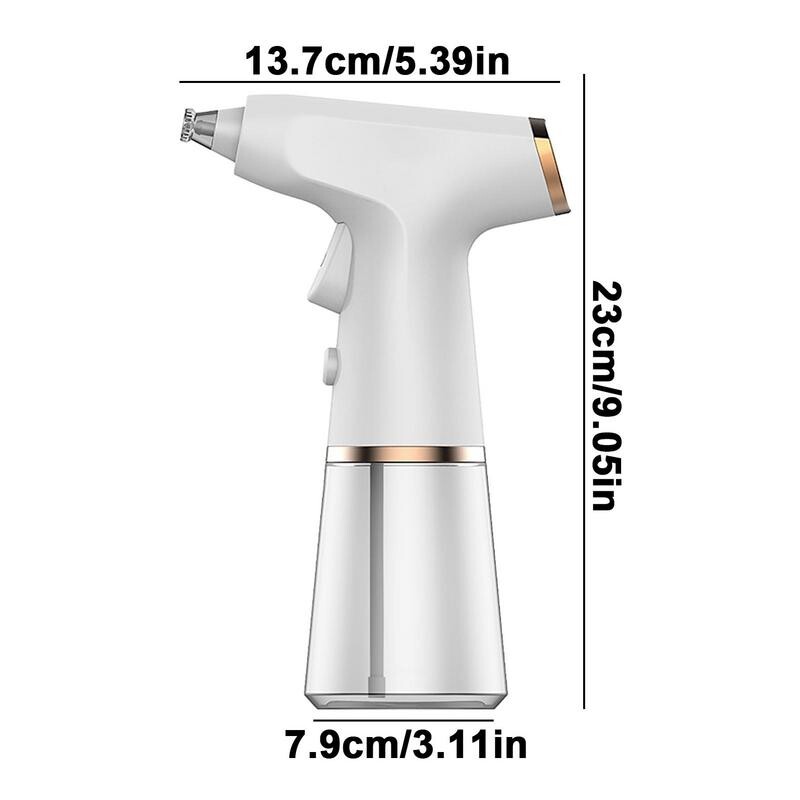 Dozator electric de sticlă de pulverizare pentru ulei de măsline, cu încărcare prin USB, detașabil, sticla de depozitare cu oțet de sos de soia pentru pulverizator de ulei de bucătărie pentru grătar