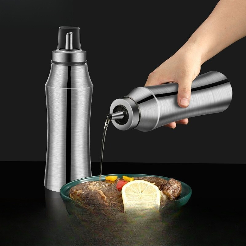 304 Βάζο λαδιού από ανοξείδωτο χάλυβα Οικιακό στεγανό με καπάκι Hawksbill δοχείο λαδιού μεγάλης χωρητικότητας Μπουκάλι καυσίμου κανάτα αποθήκευσης κουζίνας