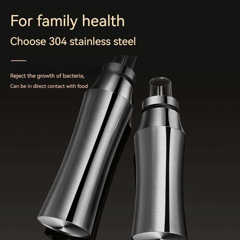 304 Βάζο λαδιού από ανοξείδωτο χάλυβα Οικιακό στεγανό με καπάκι Hawksbill δοχείο λαδιού μεγάλης χωρητικότητας Μπουκάλι καυσίμου κανάτα αποθήκευσης κουζίνας