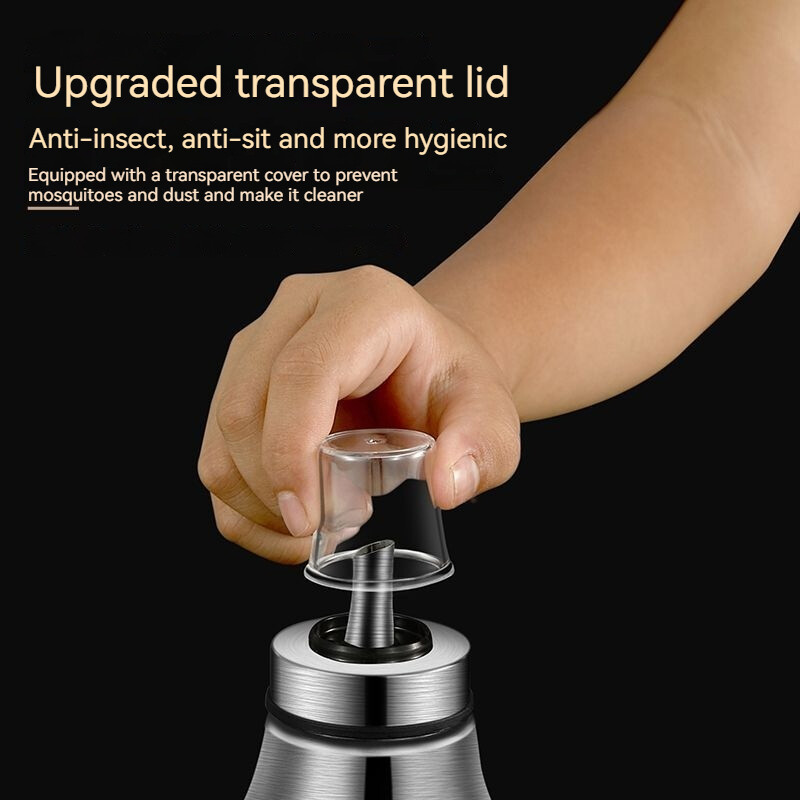 304 Βάζο λαδιού από ανοξείδωτο χάλυβα Οικιακό στεγανό με καπάκι Hawksbill δοχείο λαδιού μεγάλης χωρητικότητας Μπουκάλι καυσίμου κανάτα αποθήκευσης κουζίνας