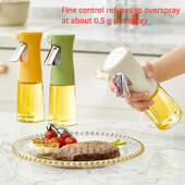 Stiklinis butelis KitchenOil purškimo buteliukui Stiklinis butelis virtuvei alyvuogių aliejaus purškimo butelis Oro gruzdintuvės purškimo butelis