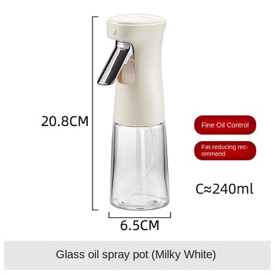Stiklinis butelis KitchenOil purškimo buteliukui Stiklinis butelis virtuvei alyvuogių aliejaus purškimo butelis Oro gruzdintuvės purškimo butelis