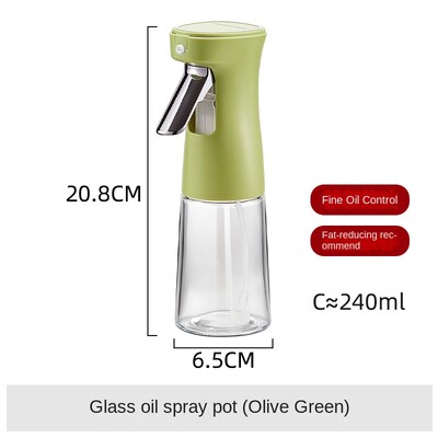 Stiklinis butelis KitchenOil purškimo buteliukui Stiklinis butelis virtuvei alyvuogių aliejaus purškimo butelis Oro gruzdintuvės purškimo butelis