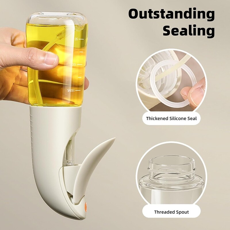 Alyvuogių aliejaus purškimo buteliukas – Alyvos misteris su plačiais purškikliais – Alyvuogių aliejaus purškiklis, skirtas kepimui, kepsninei