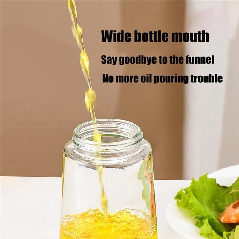 Virtuvės purškiklis, 2 viename alyvuogių aliejaus dozatorius ir aliejaus purkštuvo butelis, aliejaus dozatoriaus butelis virtuvei, skirtas oro gruzdintuvui