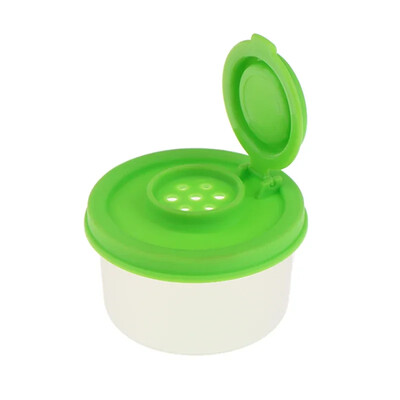 Mini agitator de sare și piper Picnic Bucătărie în aer liber Cutie de prânz de călătorie Dispenser de borcan sigilat de condimente din plastic Capac recipient pentru condimente
