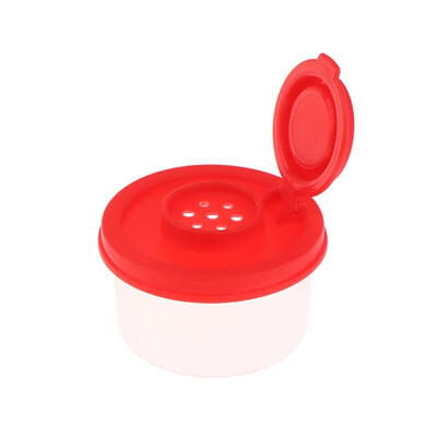 Mini agitator de sare și piper Picnic Bucătărie în aer liber Cutie de prânz de călătorie Dispenser de borcan sigilat de condimente din plastic Capac recipient pentru condimente