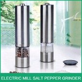 Elektriline pipra-soolaveski automaatne ürdivürtside veski roostevaba teras/ABS pipraveskid soolavürtsveskid