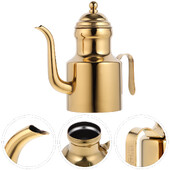 Dozator za bocu maslinovog ulja Zlatni lonac od nehrđajućeg čelika Vrč za cjedilo za mast