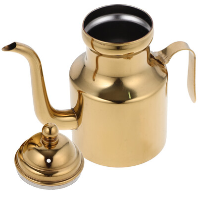 Dozator za bocu maslinovog ulja Zlatni lonac od nehrđajućeg čelika Vrč za cjedilo za mast