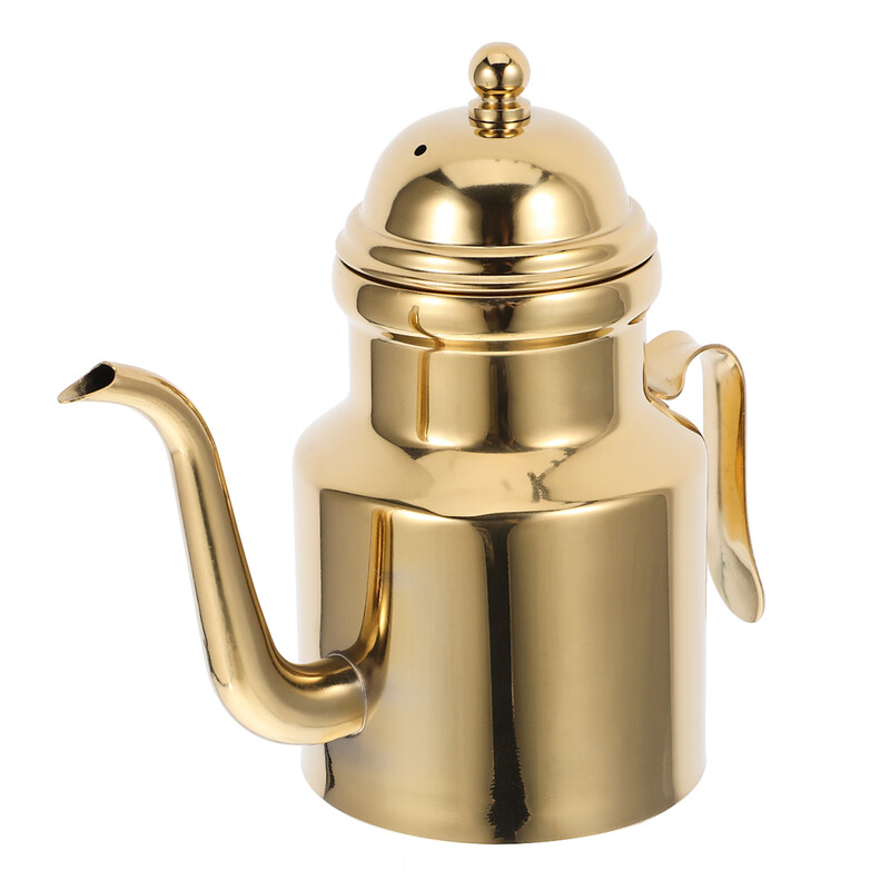 Dozator za bocu maslinovog ulja Zlatni lonac od nehrđajućeg čelika Vrč za cjedilo za mast