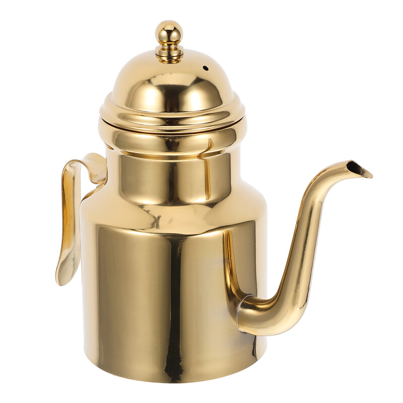 Dozator za bocu maslinovog ulja Zlatni lonac od nehrđajućeg čelika Vrč za cjedilo za mast