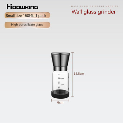 Y-186 klaaspipraveski käsitsi majapidamispulber seesami musta pipra veskid köök värskelt jahvatatud maitseainepudeli tööriistad