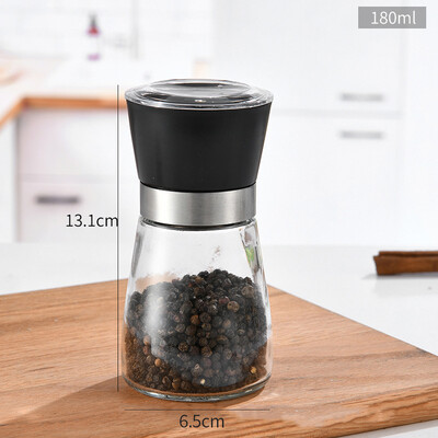 Käsitsi pipraveski reguleeritava jämeveskiga soola- ja pipraveskiga koduköögi roostevabast terasest klaasist