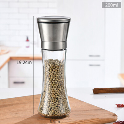 Käsitsi pipraveski reguleeritava jämeveskiga soola- ja pipraveskiga koduköögi roostevabast terasest klaasist