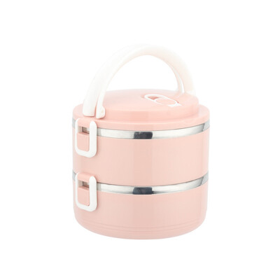 Nerūdijančio plieno priešpiečių dėžutė, sukraunamos sandarios šiluminės Bento dėžutės suaugusiems vaikams, nešiojamasis maisto konteineris namų darbo iškylai