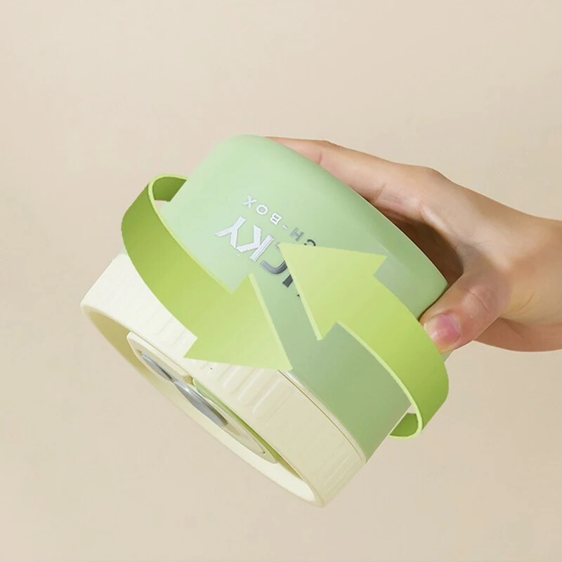 Nešiojama sandari terminė priešpiečių dėžutė vaikams, sukraunama mikrobangų krosnelė 304 nerūdijančio plieno Bento dėžutės izoliuota maisto talpa