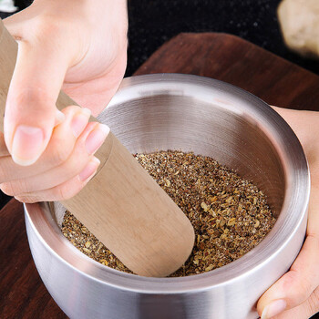 Pestle, Grinding Pestle Wooden Grinding Garlic Pestle for Home restaurant ( Pestle ) Κονιάματα κουζίνας