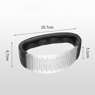 Nerūdijančio plieno česnako spaudimo smulkintuvas Rankinis česnako smulkintuvas Česnako pjaustymo įrankis Vaisiai Daržovės Įrankiai Virtuvės priedai Įtaisas