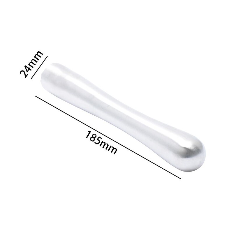 Baro kokteilių sukamoji lazdelė iš nerūdijančio plieno susmulkinto ledo plaktuko lazdelės metalo vaisių grūstuvės grūstuvės virtuvės kepimo įrankis