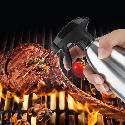 BBQ Sprayer Oil Sprayer Από ανοξείδωτο ατσάλι Φορητός ψεκαστήρας λαδιού μπάρμπεκιου για κουζίνα Εξωτερικό BBQ Εργαλείο μαγειρικής Ψεκαστήρας μαγειρικής σάλτσας