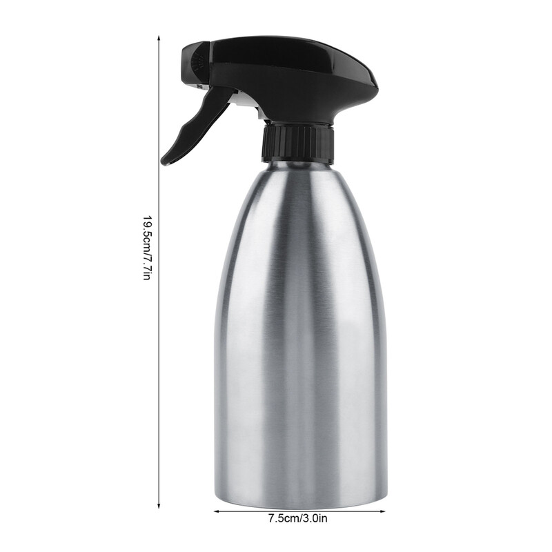 BBQ purkštukas aliejaus purkštuvas nerūdijančio plieno nešiojamas barbekiu aliejaus purkštuvas virtuvei lauko kepsninės kepimo įrankis kepimo padažo purkštuvas