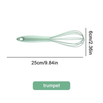 Ръчна бъркалка за яйца Пластмасов силиконов балон Разбиване на сметана Миксер Разбъркване Смесване Разбиване на балон Намотка Инструменти за яйца