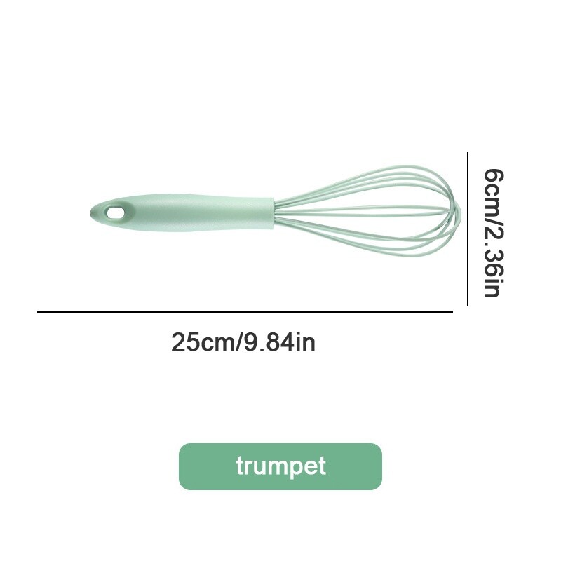 Ръчна бъркалка за яйца Пластмасов силиконов балон Разбиване на сметана Миксер Разбъркване Смесване Разбиване на балон Намотка Инструменти за яйца