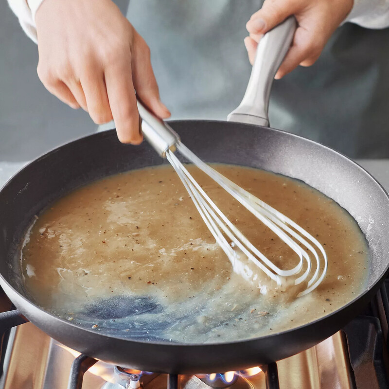 VIMACO® Плоска бъркалка от неръждаема стомана 8"10"12" Прибори за яйца за кухненско печене