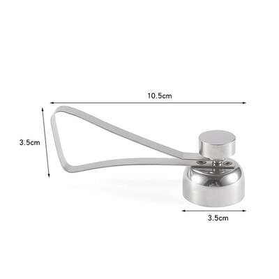 304 Метална отварачка за черупки от яйца Резачка за черупки с двойна глава Отварачка за черупки за яйца Варено сурово яйце Креативни кухненски инструменти Аксесоари