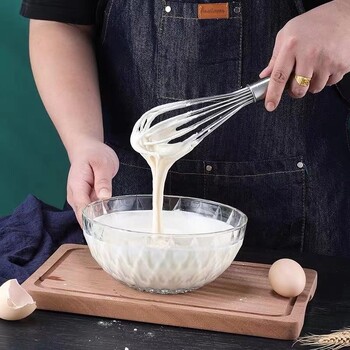 Εγχειρίδιο από ανοξείδωτο χάλυβα Egg Beater Egg Stick Mixer Egg Beater Cream Egg Baking Egg Mixing Artifact Οικιακά εργαλεία ψησίματος