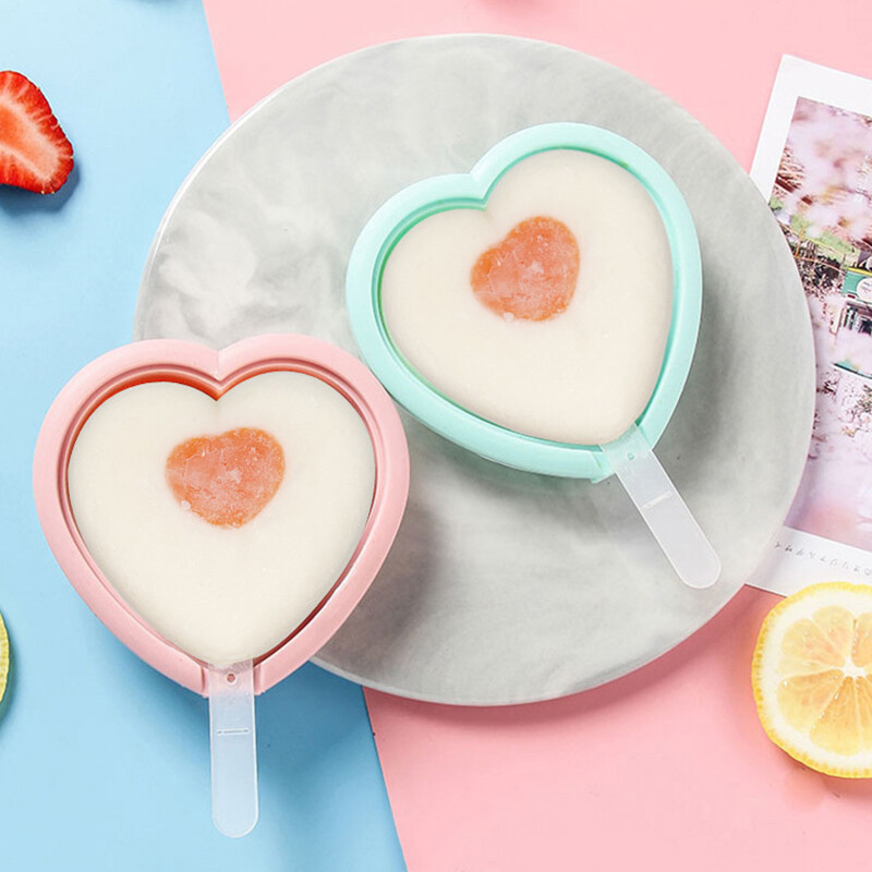 Silikoninė ledų forma su padėklu dangčiu, šokolado desertų formelės, pagamintos iš ledų, vasarinių vakarėlių reikmenys