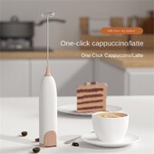 Портативен пенообразувател за мляко USB акумулаторен ръчен блендер пенообразувател Високоскоростен уред за напитки Разбийте миксер за кафе Капучино крем