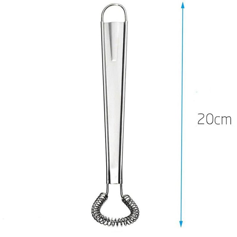 Ръчна бъркалка за яйца Силиконова пружинна намотка за разбъркване Разбиване Разпенване на кремообразен миксер Сос блендер Печене Accesorios De Cocina