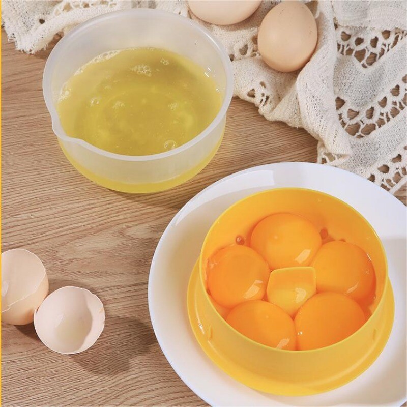 1PC Сепаратор за яйчен белтък Филтър за яйчен белтък, яйчен жълтък Сепаратор Кухненски джаджи Инструменти за печене Кухненски аксесоари с голям капацитет