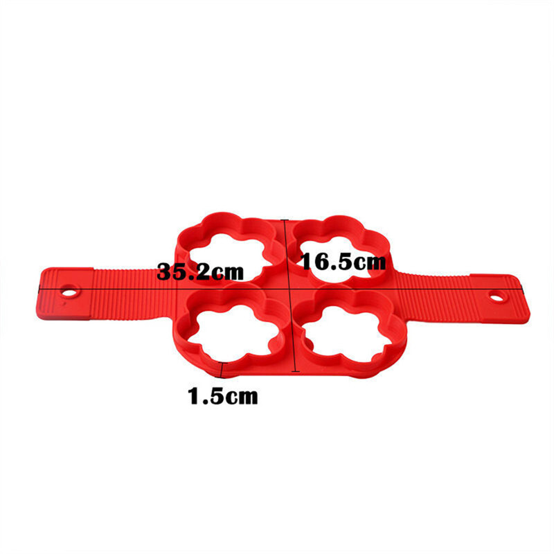 Munapannkoogirõngas Nonstick pannkoogivalmistamisvorm Silikoonist munakeetja praemunavormija Omletivormid köögiküpsetustarvikutele