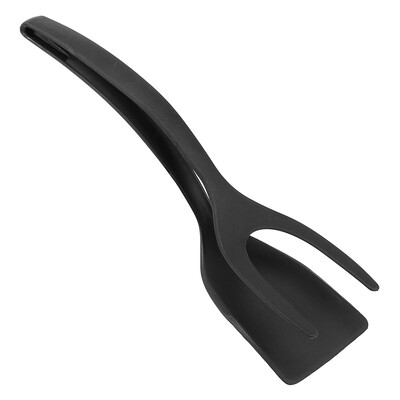 Cleste cu mâner 2 în 1 pentru spatulă pentru ou Clestă pentru clătite Ou prăjit Pâine prăjită Omletă Turner răsturnat Accesorii pentru bucătărie