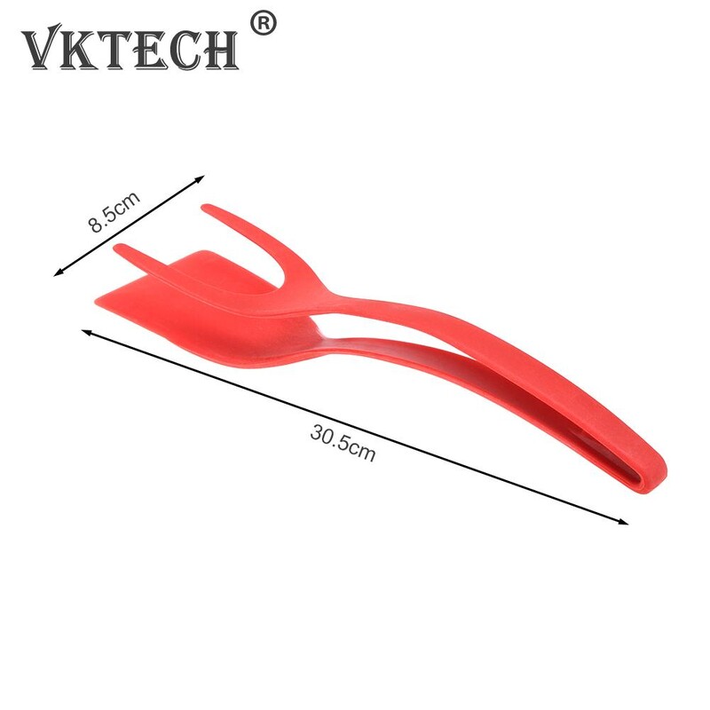 2 viename Grip apverčiamos žnyplės Kiaušinių mentelės žnyplės Suspausti blynus keptas kiaušinis Prancūziškas skrebutis omletas apverstas turner virtuvės priedai